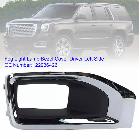 Cubierta del bisel de la lámpara de luz antiniebla lado derecho del pasajero 22936427 para GMC Yukon 2015-2020