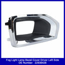 Cubierta del bisel de la lámpara de luz antiniebla lado derecho del pasajero 22936427 para GMC Yukon 2015-2020-3