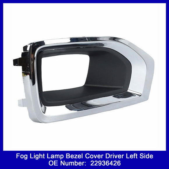 Cubierta del bisel de la lámpara de luz antiniebla lado derecho del pasajero 22936427 para GMC Yukon 2015-2020