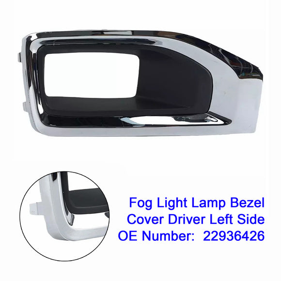 Cubierta del bisel de la lámpara de luz antiniebla lado derecho del pasajero 22936427 para GMC Yukon 2015-2020
