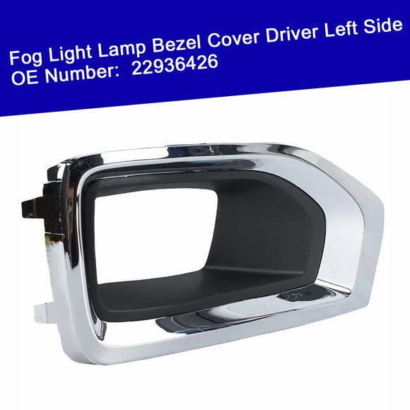 Cubierta del bisel de la lámpara de luz antiniebla lado derecho del pasajero 22936427 para GMC Yukon 2015-2020