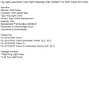 Cubierta del bisel de la lámpara de luz antiniebla lado derecho del pasajero 22936427 para GMC Yukon 2015-2020-12