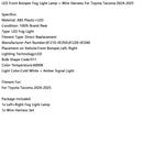 LED etupuskurin sumuvalolamppu + johdinsarja Toyota Tacoma 2024-2025-13