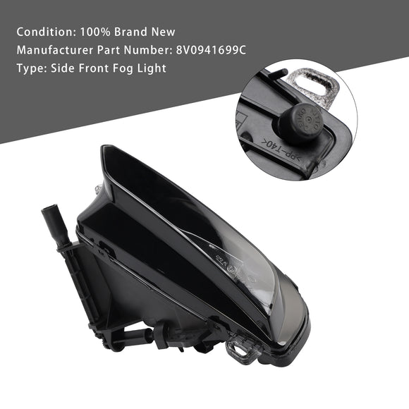 1Pc Mistlamp Lampen Linksvoor Met Lampen Voor Audi A3 Sportback 8V0941699C 15-16