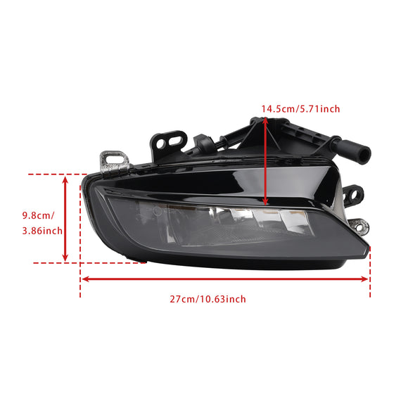 1Pc Mistlamp Lampen Linksvoor Met Lampen Voor Audi A3 Sportback 8V0941699C 15-16