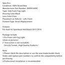 1Pc Mistlamp Lampen Linksvoor Met Lampen Voor Audi A3 Sportback 8V0941699C 15-16-16