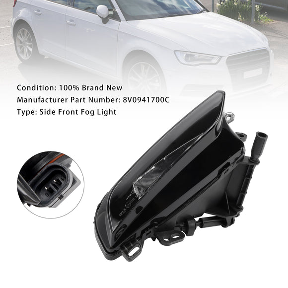 1 luz antiniebla delantera derecha con bombillas para Audi A3 Sportback 8V0941700C 15-16