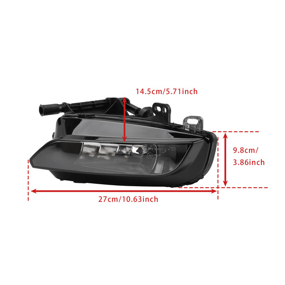 1 luz antiniebla delantera derecha con bombillas para Audi A3 Sportback 8V0941700C 15-16