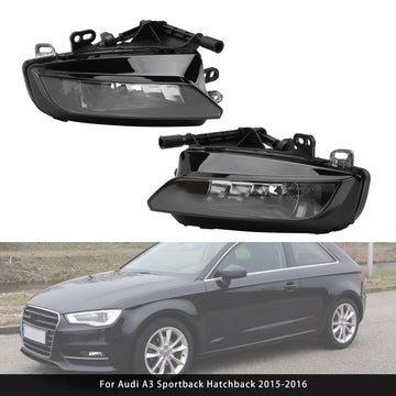 2015-2016 Audi A3 Sportback Pair Front Fog Light Lamps With Bulbs 8V0941699C 8V0941700C