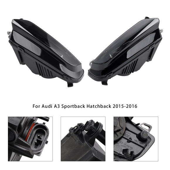 Paar mistlampen met lampen voor Audi A3 Sportback 8V0941700C 2015-2016