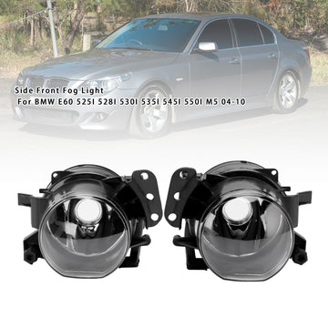 Pair Front Fog Light For BMW E60 525I 530I 535I 545I 550I M5 04-10 63177897187 - 0