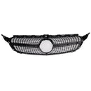 Parrilla delantera con diseño de diamante, compatible con Mercedes-Benz Clase C. W205 C250 C300 C400 2015-2018-8
