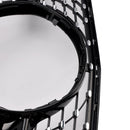 Parrilla delantera con diseño de diamante, compatible con Mercedes-Benz Clase C. W205 C250 C300 C400 2015-2018-9