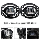 Coppia fendinebbia anteriori a LED per Jeep Compass 2021-2025 68470159AA-6