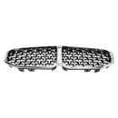 Grade dianteira da grade do rim para BMW 1 série F40 19-23 prata estilo diamante-8