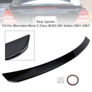 Glanzend zwarte achterspoiler voor Mercedes-Benz C-klasse W203 01-07 Sedan-2