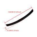 Glanzend zwarte achterspoiler voor Mercedes-Benz C-klasse W203 01-07 Sedan-7