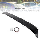 Glanzend zwarte achterspoilerlip voor Mercedes-Benz C-klasse W205 2014-2021-2