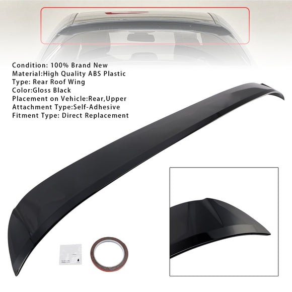 Glanzend zwarte achterspoilerlip voor Mercedes-Benz C-klasse W205 2014-2021