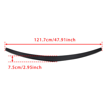 Glanzend zwarte achterspoiler voor Mercedes-Benz E-Klasse W207 10-17 Coupé - 0
