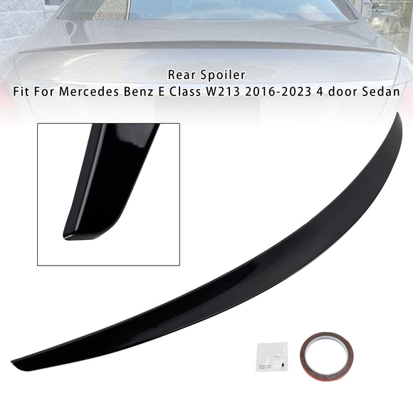 Heckspoiler in Hochglanzschwarz für Mercedes-Benz E-Klasse W213 16-23 AMG Style