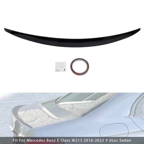 Heckspoiler in Hochglanzschwarz für Mercedes-Benz E-Klasse W213 16-23 AMG Style