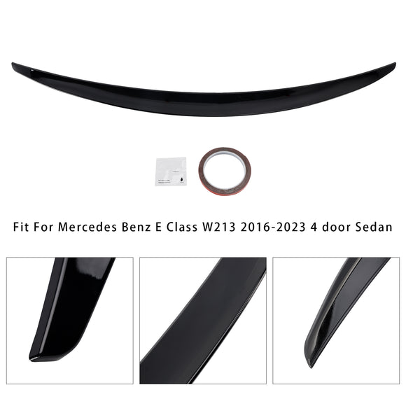 Heckspoiler in Hochglanzschwarz für Mercedes-Benz E-Klasse W213 16-23 AMG Style