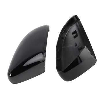 Side Mirror Covers Rearview Housing Black for VW Polo MK5 2009-2017 - 0