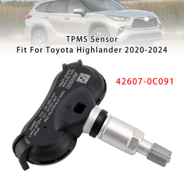 1X TPMS Tire Pressure Sensor For Toyota RAV4 Highlander Tundra 426070C091 - 0