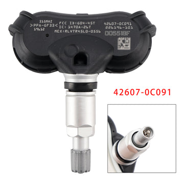 1X TPMS Tire Pressure Sensor For Toyota RAV4 Highlander Tundra 426070C091