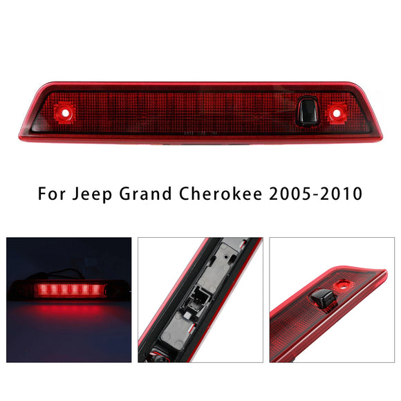 Tercera luz de freno LED 55157397AD para Jeep Grand Cherokee 2005-2010 roja