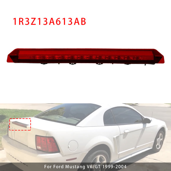 Helle rote 3./3. Bremsleuchte mit LED-Bremsleuchte für Ford Mustang V6/GT 1999–2004