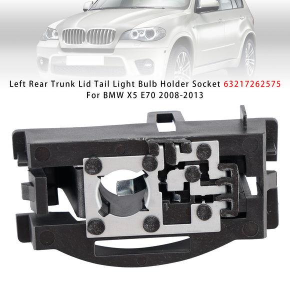 Vasen takaluukun takavalon polttimon kannatin BMW X5 E70 2008-2013