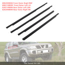 Kit de molde para burlete de puerta y ventana, 4 Uds., para Patrol Y61 GU-1