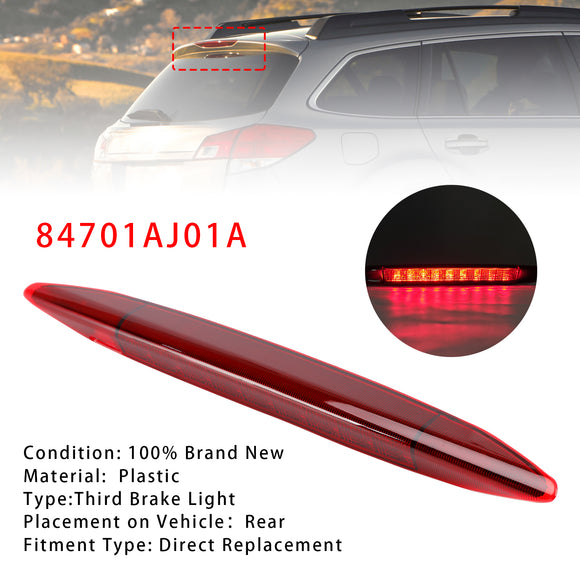 High Mount Third Brake Light Lamp 84701AJ01A For Subaru Outback 2010-2014 RED