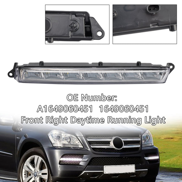 Oikea etu LED-päiväajovalo A1649060451 X164 GL320 GL350 GL450