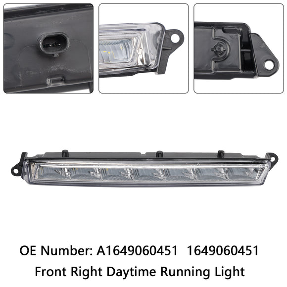 Oikea etu LED-päiväajovalo A1649060451 X164 GL320 GL350 GL450