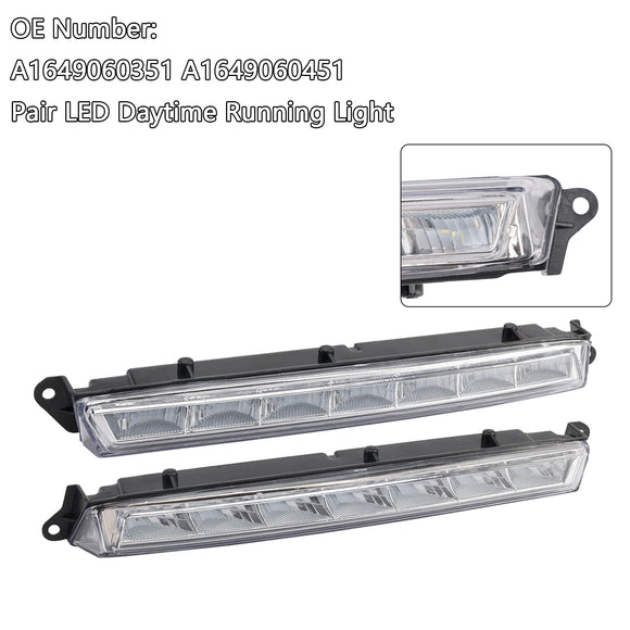 Paar LED-Tagfahrlicht für Benz X164 GL350 GL450 ML63 AMG X166 07–13