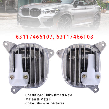 2018-2021 BMW G01 X3 G02 X4 MÓDULO LED DRL izquierdo + derecho Blanco 63117466107 63117466108 - 0