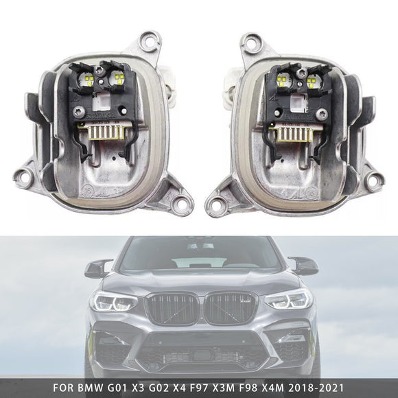 Links + Rechts DRL LED-MODUL Weiß 63117466107 63117466108 Für BMW G01 X3 G02 X4 2018-2021
