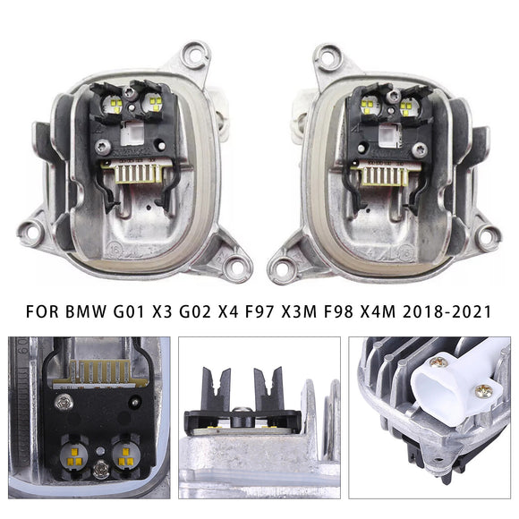 Links + Rechts DRL LED-MODUL Weiß 63117466107 63117466108 Für BMW G01 X3 G02 X4 2018-2021