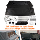Toyota Tundra 2022-2023 Zachte vrachtwagen Topper Opvouwbaar bed GLB Vervoer Maat 1682 * 1602 mm-4