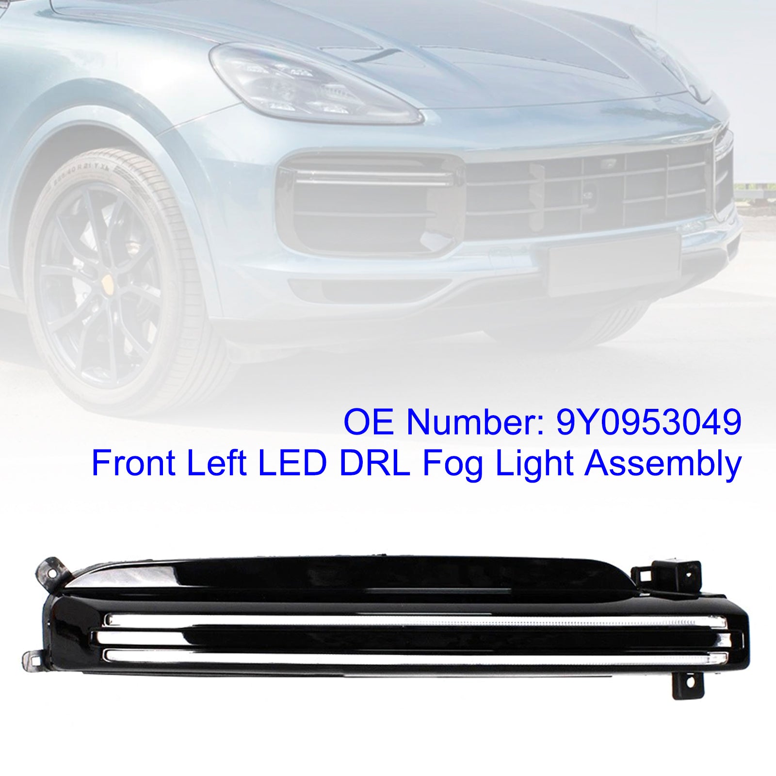 Front Left LED DRL Fog Light Assembly 9Y0953049 For Porsche