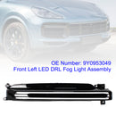 Edessä vasen LED DRL -sumuvalokokoonpano 9Y0953049 Porsche Cayenne Turbo 18-22-5
