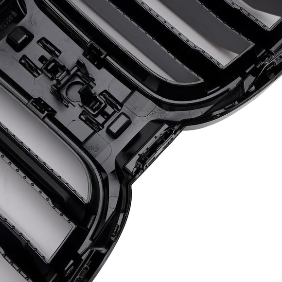 Front Bumper Kidney Grille Fit BMW X3 G01 X4 G02 2022-2025 Glossy Black