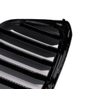 Front Bumper Kidney Grille Fit BMW X3 G01 X4 G02 2022-2025 Glossy Black-10