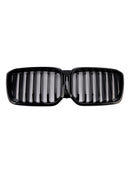 Front Bumper Kidney Grille Fit BMW X3 G01 X4 G02 2022-2025 Glossy Black-14
