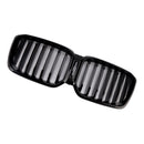 Front Bumper Kidney Grille Fit BMW X3 G01 X4 G02 2022-2025 Glossy Black-16