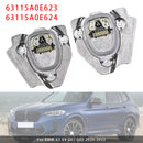 2pcs 63115A0E623+63115A0E624 LED Headlight DRL Unit Module For BMW X3 X4 G01 G02 LCI-5