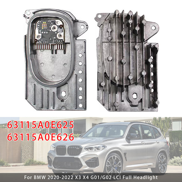 2 uds LED faro DRL Control 63115A0E625 63115A0E626 para BMW X3 G01 G02 20-22